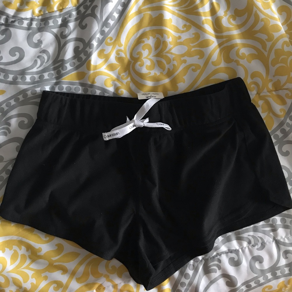 Calvin Klein fleece sleep shorts